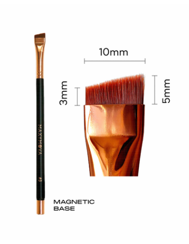 Pincel Magnético Maxymova Nº3 | Herramienta Profesional para Diseño de Cejas