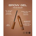 MAXYMOVA BROW&FIX Transparente | Gel Fijador de Cejas Natural