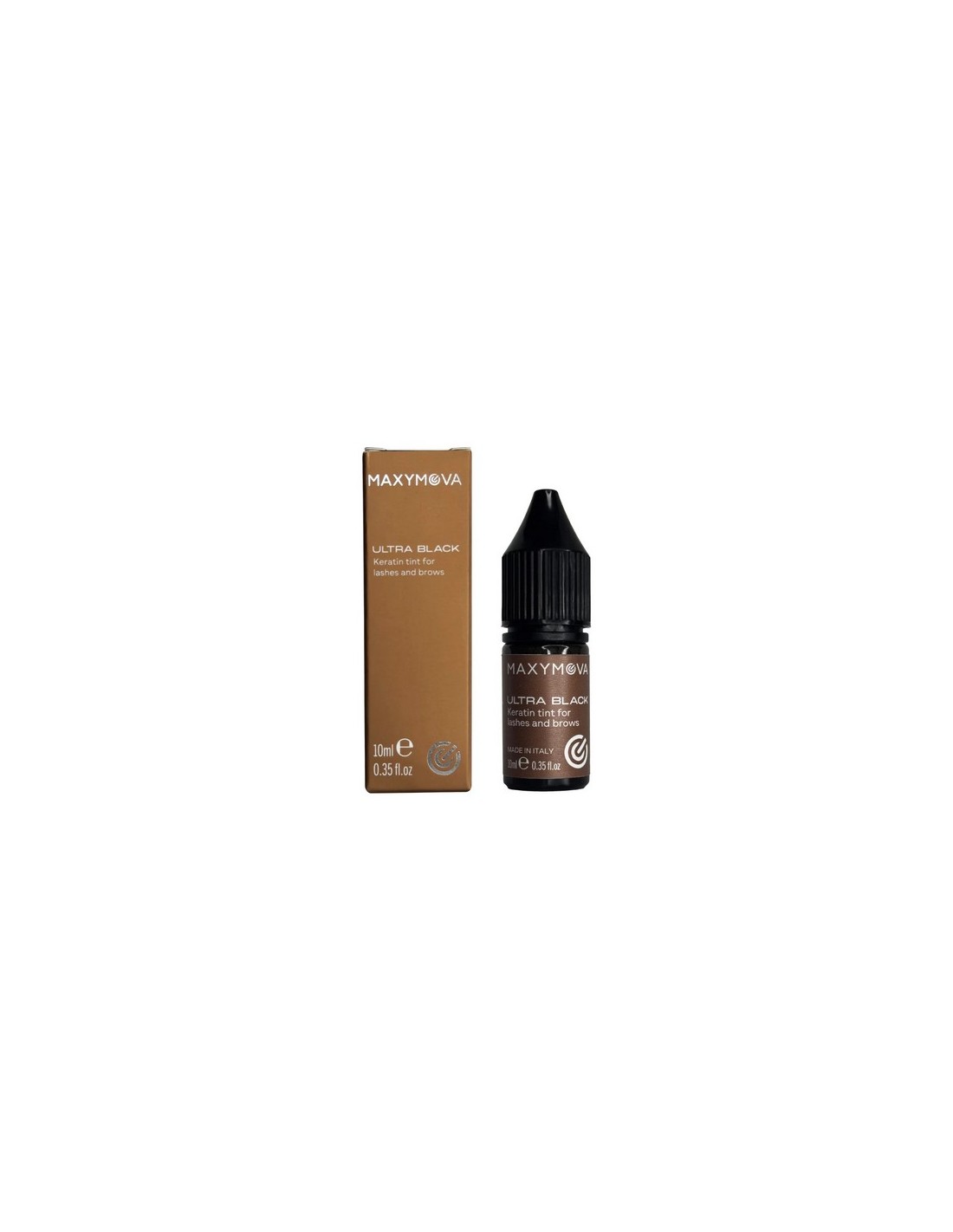 MAXYMOVA Ultra Black Liquid Tint | Tinte Negro Cejas y Pestañas con Queratina