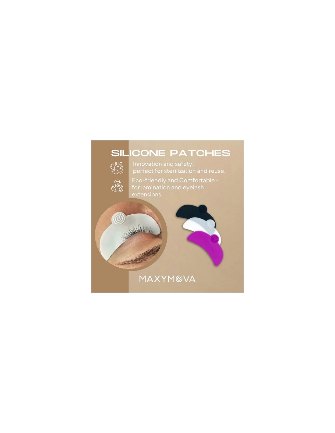 Silicone Eye Patch Black