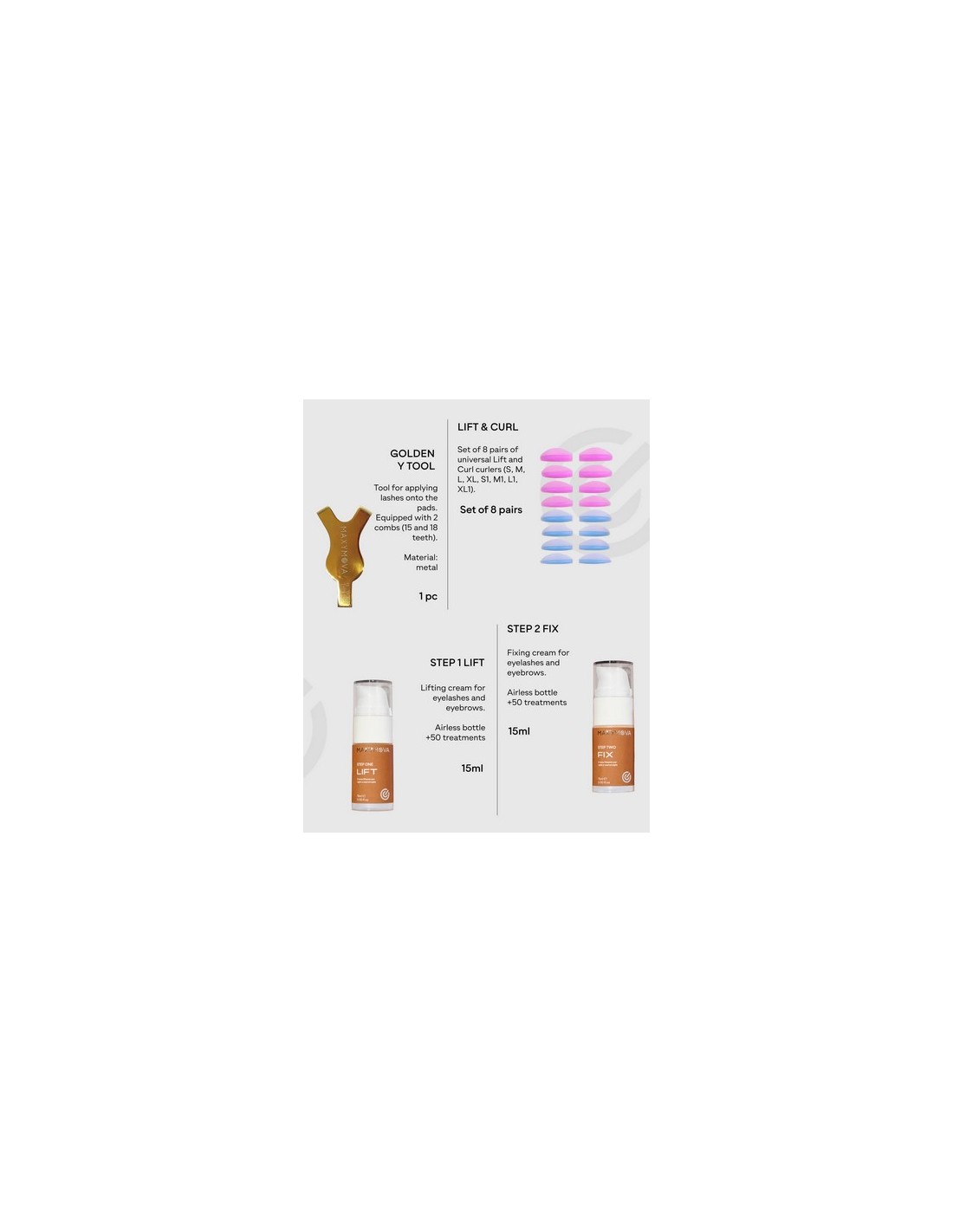 Kit Profesional Laminación Pestañas & Cejas MAXYMOVA | Más de 50 Tratamientos