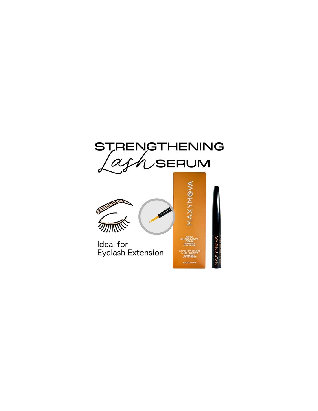 MAXYMOVA Eyelash Strengthening Serum  Sérum Fortalecedor Post-Extensiones