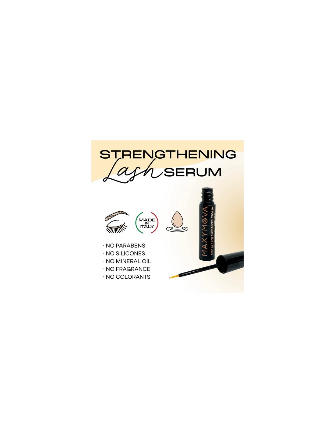 MAXYMOVA Eyelash Strengthening Serum  Sérum Fortalecedor Post-Extensiones