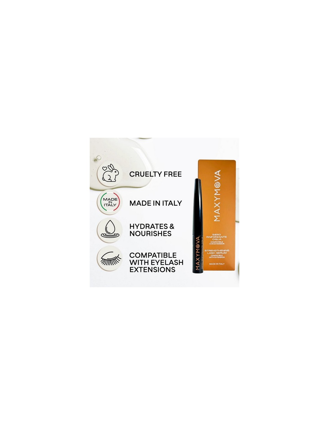 MAXYMOVA Eyelash Strengthening Serum  Sérum Fortalecedor Post-Extensiones