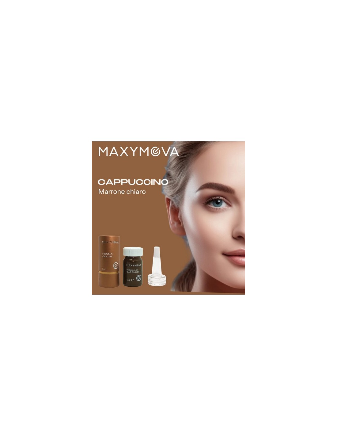 MAXYMOVA Henna Brow Color Cappuccino  Tinte Semipermanente de Cejas con Henna