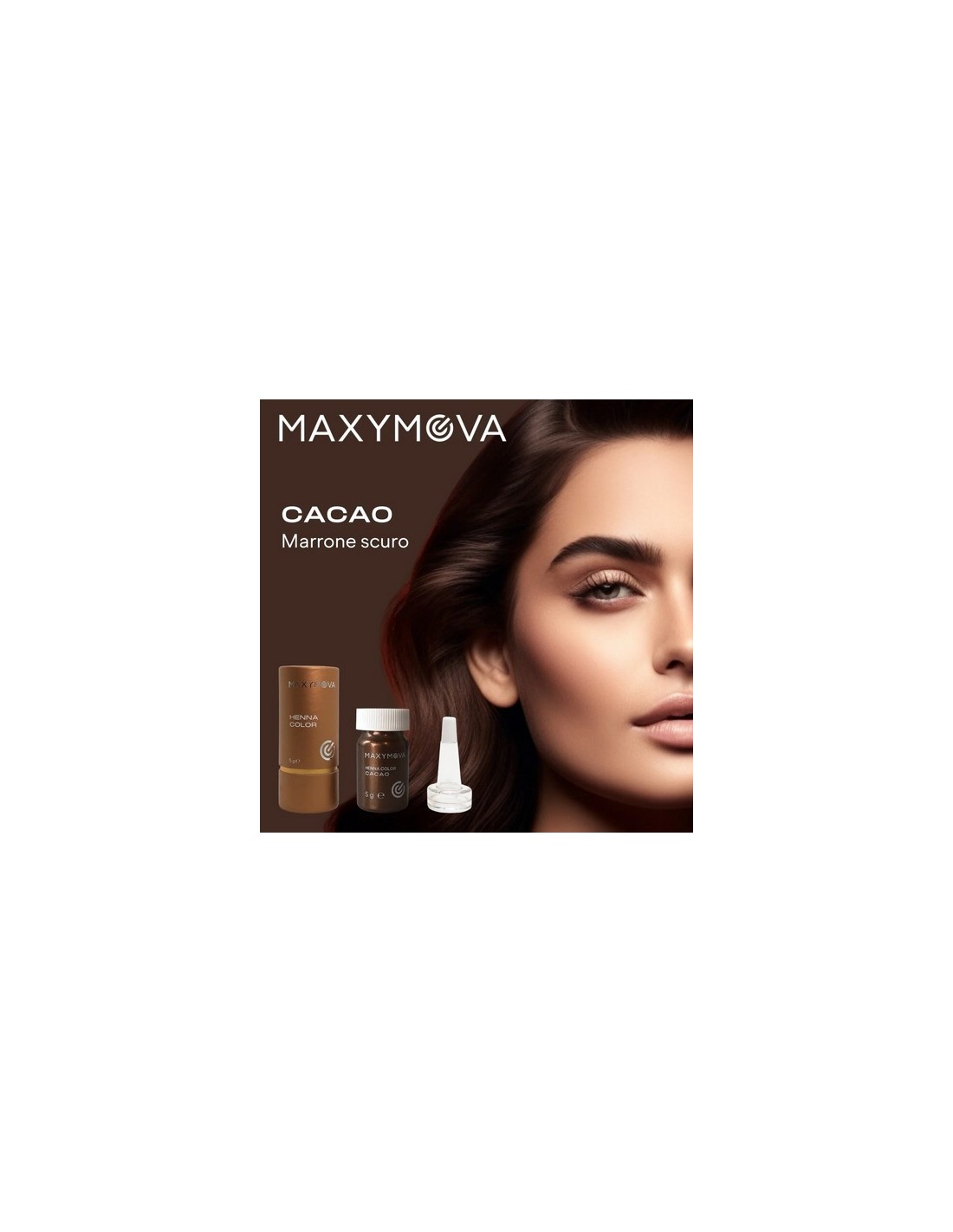 MAXYMOVA Henna Brow Color Cacao  Tinte Semipermanente de Cejas con Henna