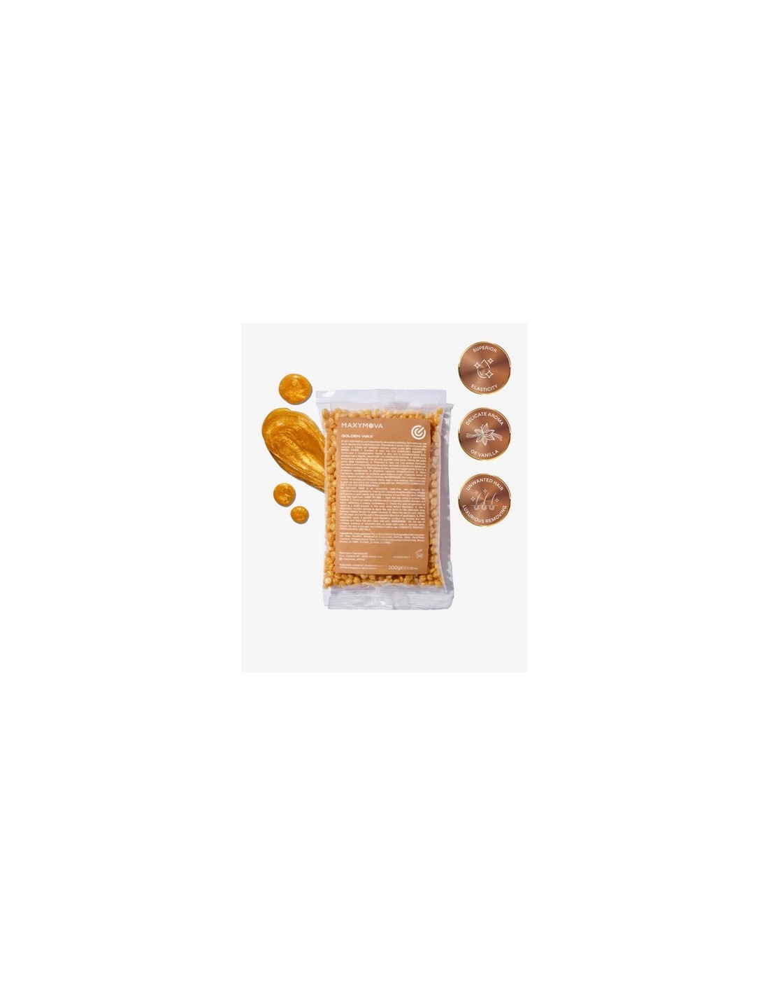 Golden Wax MAXYMOVA  Cera elástica dorada sin colofonia