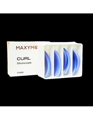 CURL Silicone Eyelash Shields MAXYMOVA  Índigo Glitter (4 Pares)