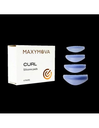 CURL Silicone Eyelash Shields MAXYMOVA  Índigo Glitter (4 Pares)