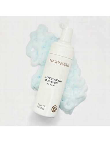 MAXYMOVA Hydrating Cleansing Mousse con Aloe Vera y Rosa de Jericó  Limpieza Hidratante para Rostro, Pestañas y Cejas