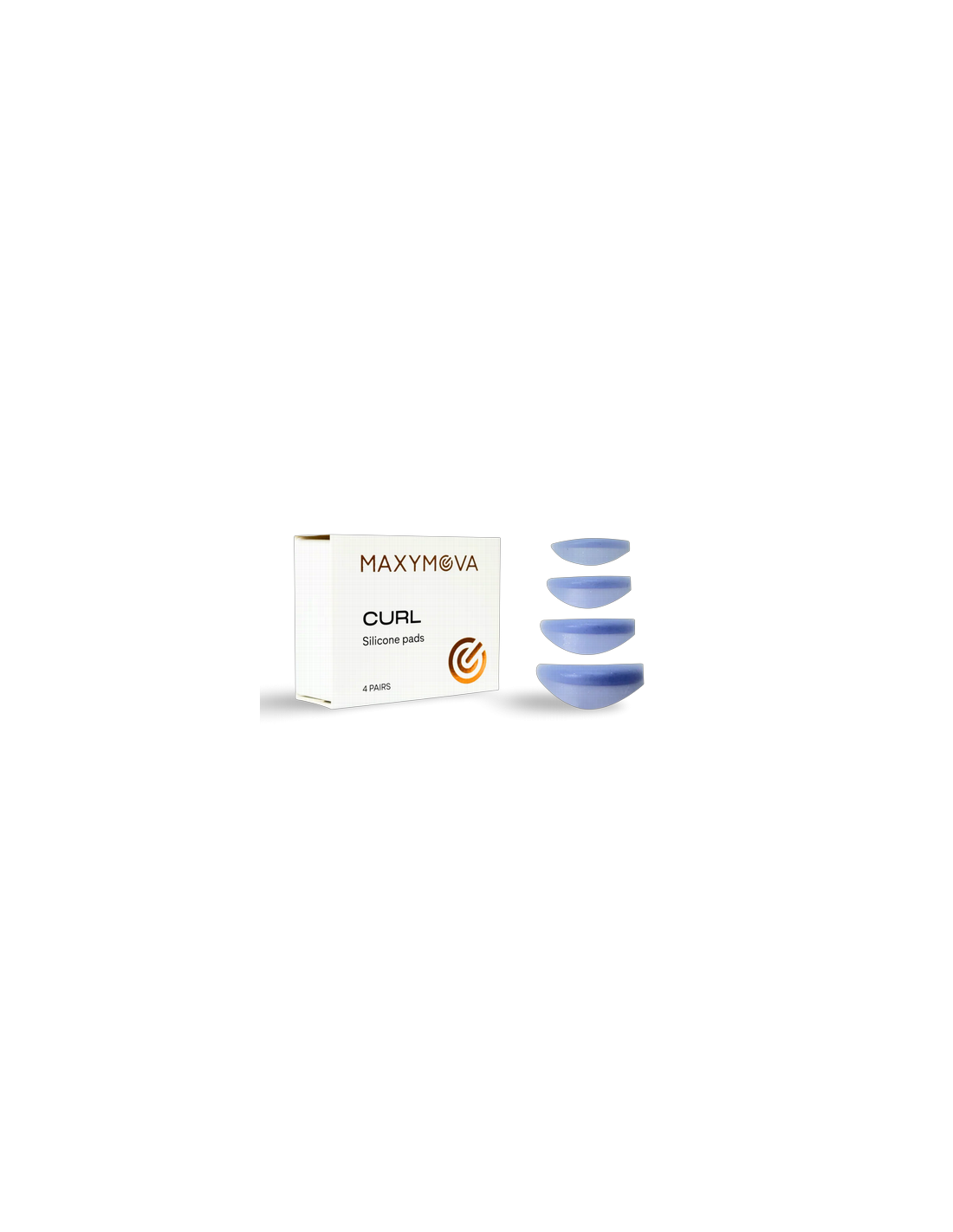 LIFT Silicone Eyelash Shields MAXYMOVA  Morado Glitter (4 Pares)