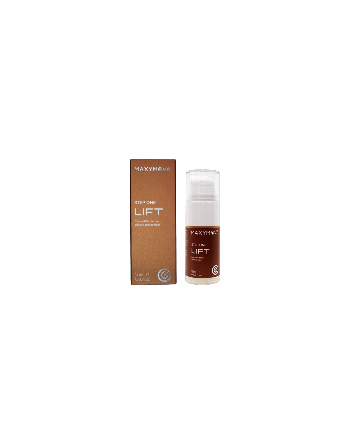 Step 1 LIFT MAXYMOVA  Crema Permanente Laminación Cejas y Pestañas 15ml