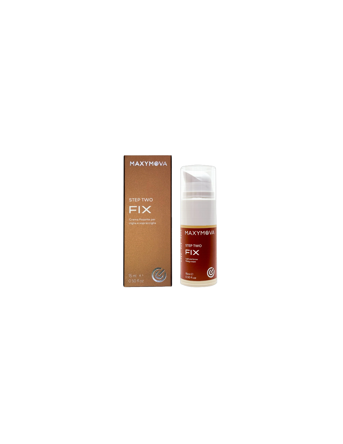 Step 2 FIX MAXYMOVA  Fijador Laminación Cejas y Pestañas Airless 15ml