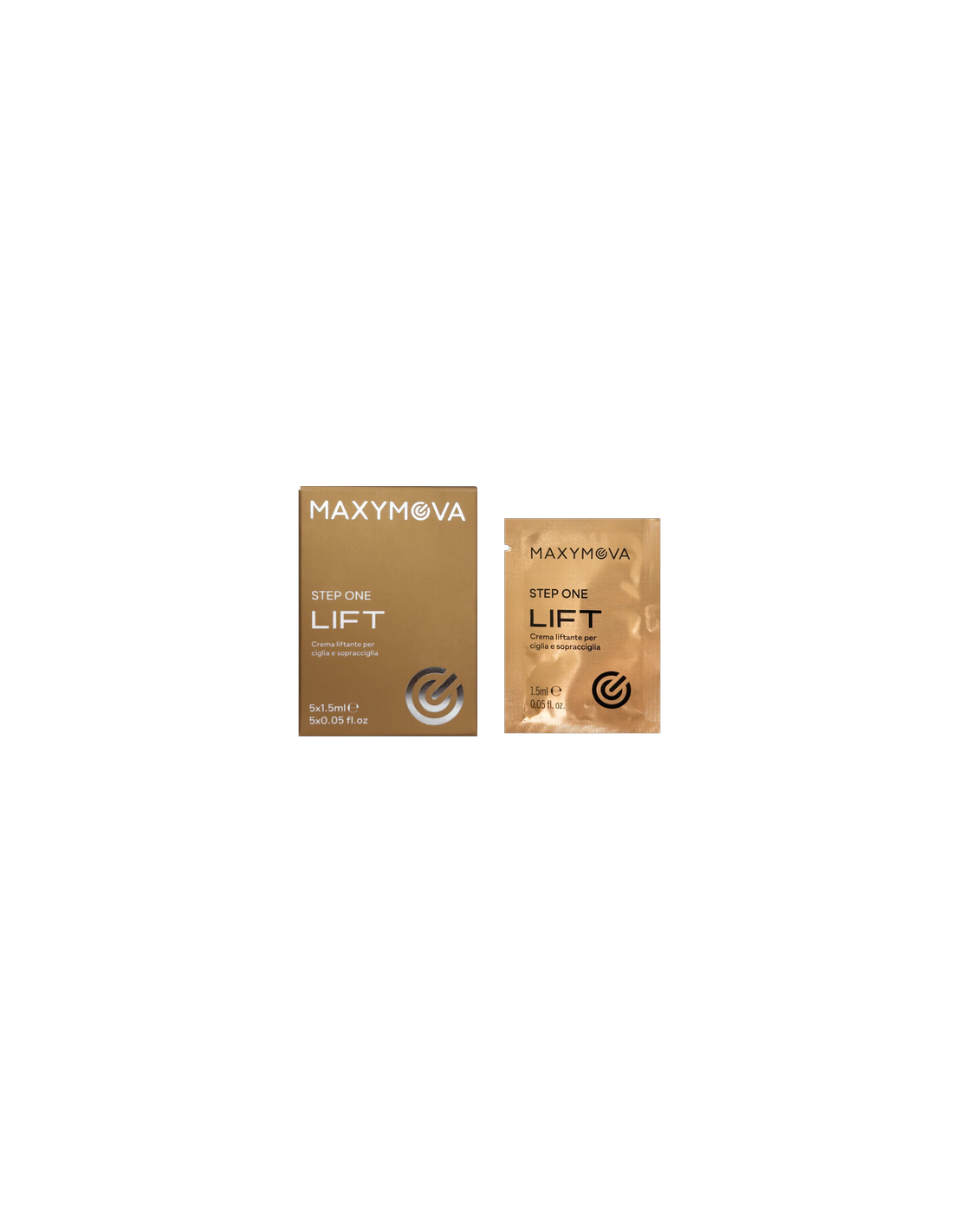 MAXYMOVA Step 1  LIFT | Laminación Cejas y Pestañas | 5 Monodosis
