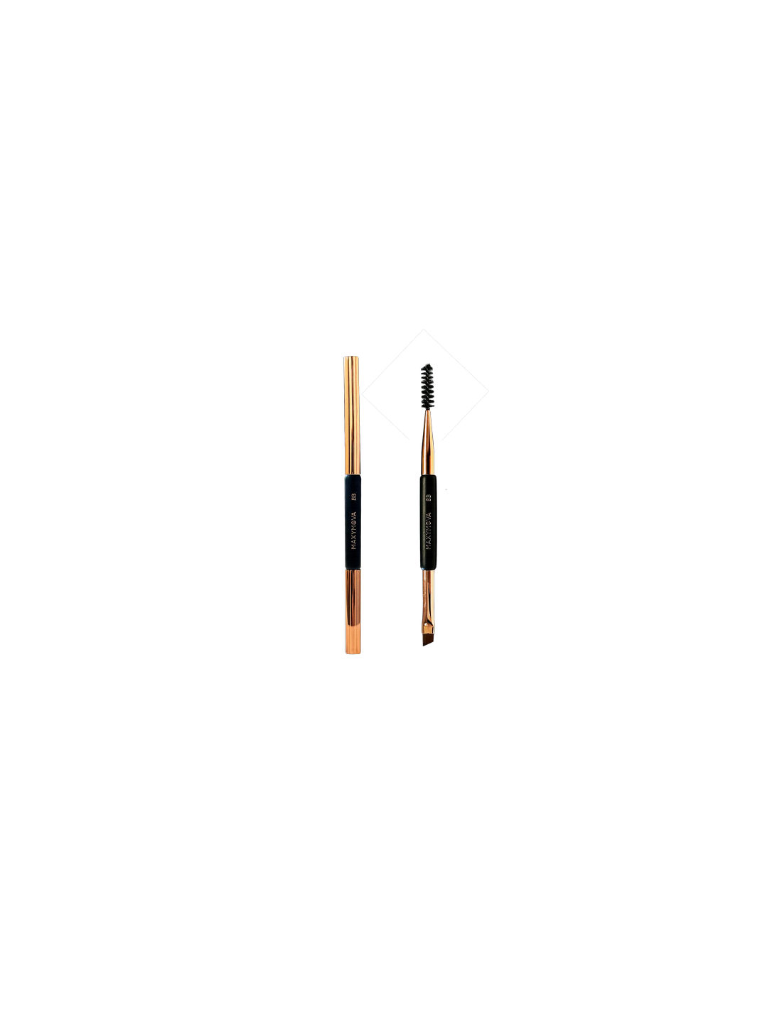 Maxymova BB Brow Brush  Brocha 2 en 1 para cejas