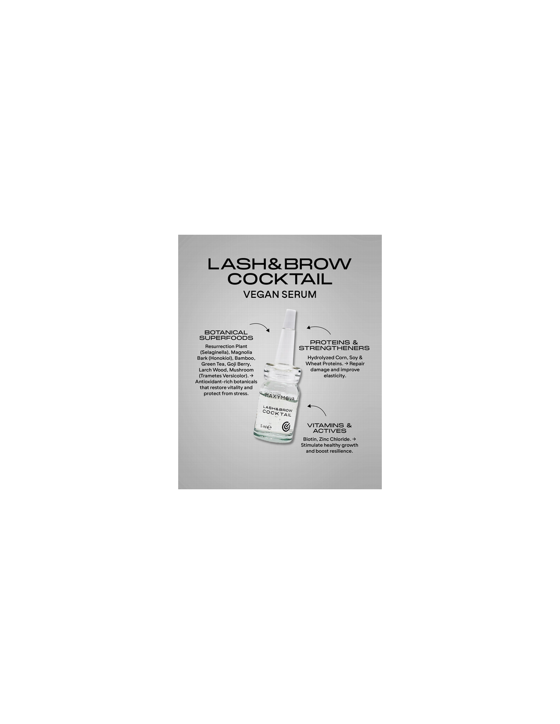 MAXYMOVA Lash & Brow Cocktail | Sérum Aftercare Laminación  5 ml