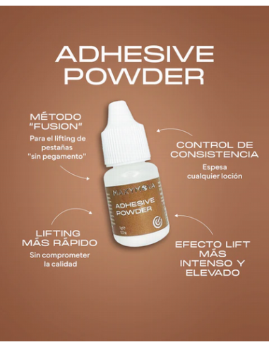 MAXYMOVA Adhesive Powder | Lifting de Pestañas sin Pegamento  5 g